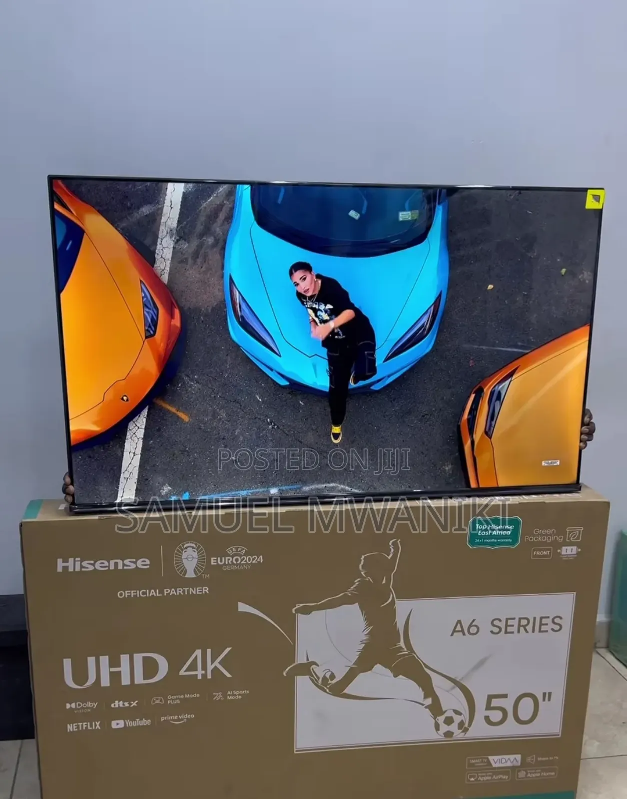 Hisense 50" Smart Uhd Frameless Tv- Bluetooth (New Model)