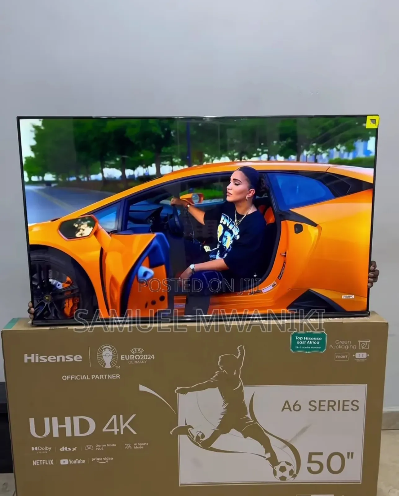 Hisense 50" Smart Uhd Frameless Tv- Bluetooth (New Model)