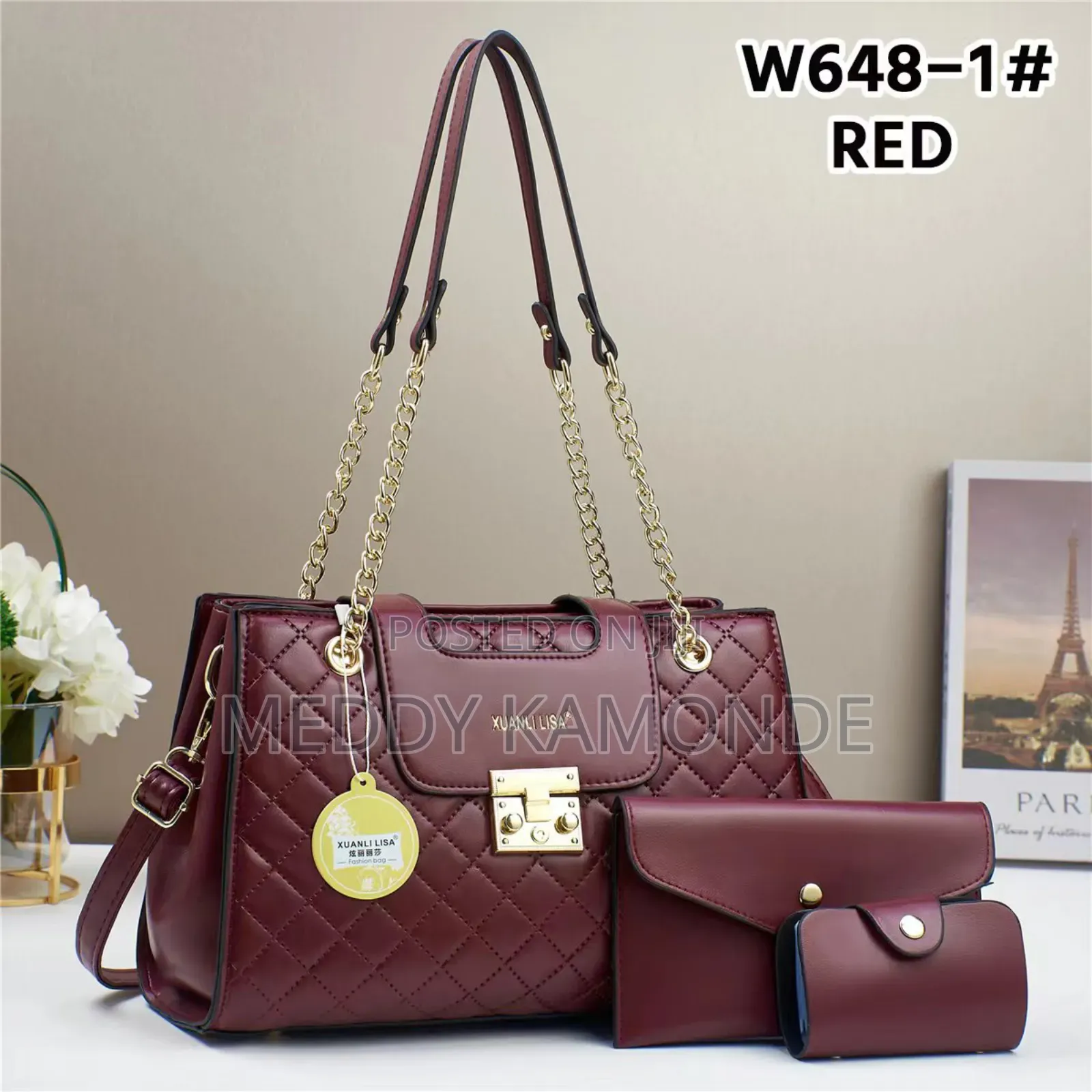 Designer Maroon Sling Bag