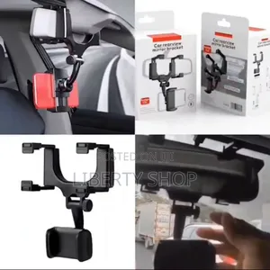 360 Degrees Rear Mear Car Phone Holder Stand