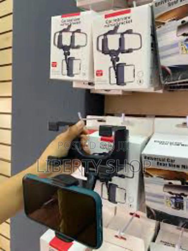 Rear View Mirror Car Phone Holder Stand - thumbnail 2