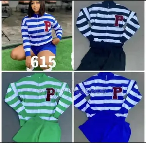 Stripe Short Set