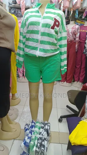 Stripe Short Set