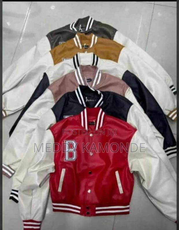 Cute Black White Leather Jacket - thumbnail 2
