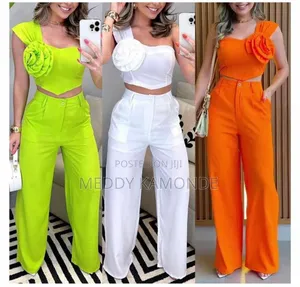 Luminous Green Trouser Suit