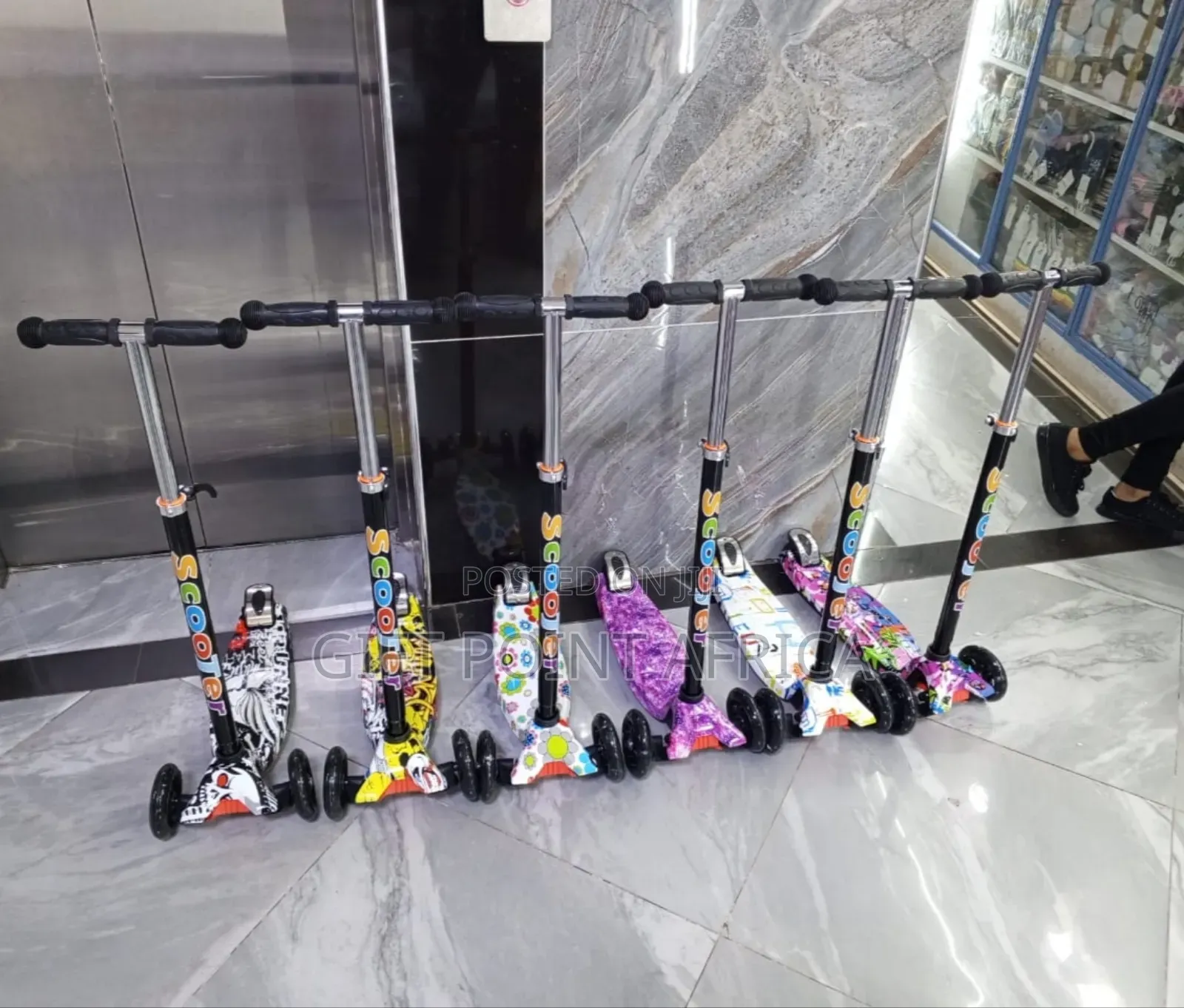 3-8 Years ,Three Wheels Adjustable Kids Scooters