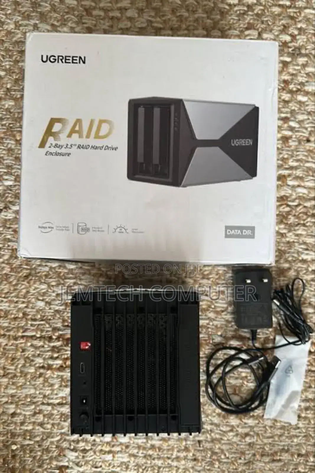 UGREEN 2.5" SATA Dual Bay RAID Enclosure for Hard Drive