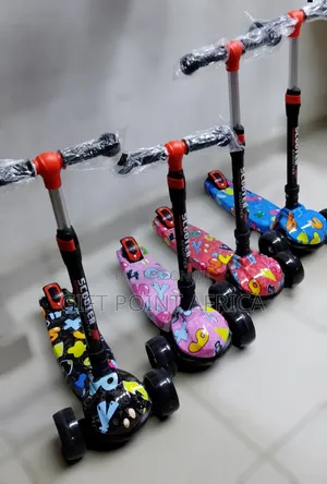 Foldable Adjustable 3 Wheels Scooters for Kids 3-10 Years