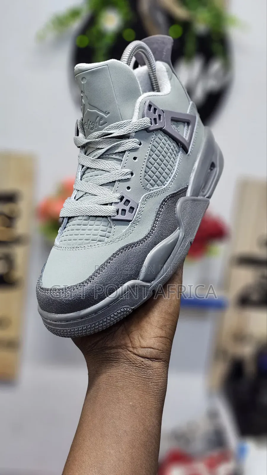 Jordan 4 Wet Cement Sneakers