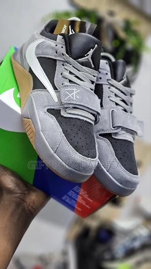 "Nike Travis X Jordan Cut the Check"Grey1st Leathers - thumbnail 2