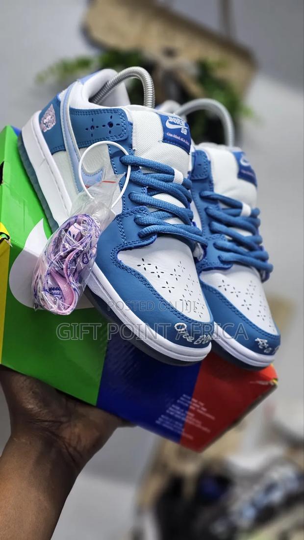 Born Raised 1st Leather Unisex Sneakers - main view