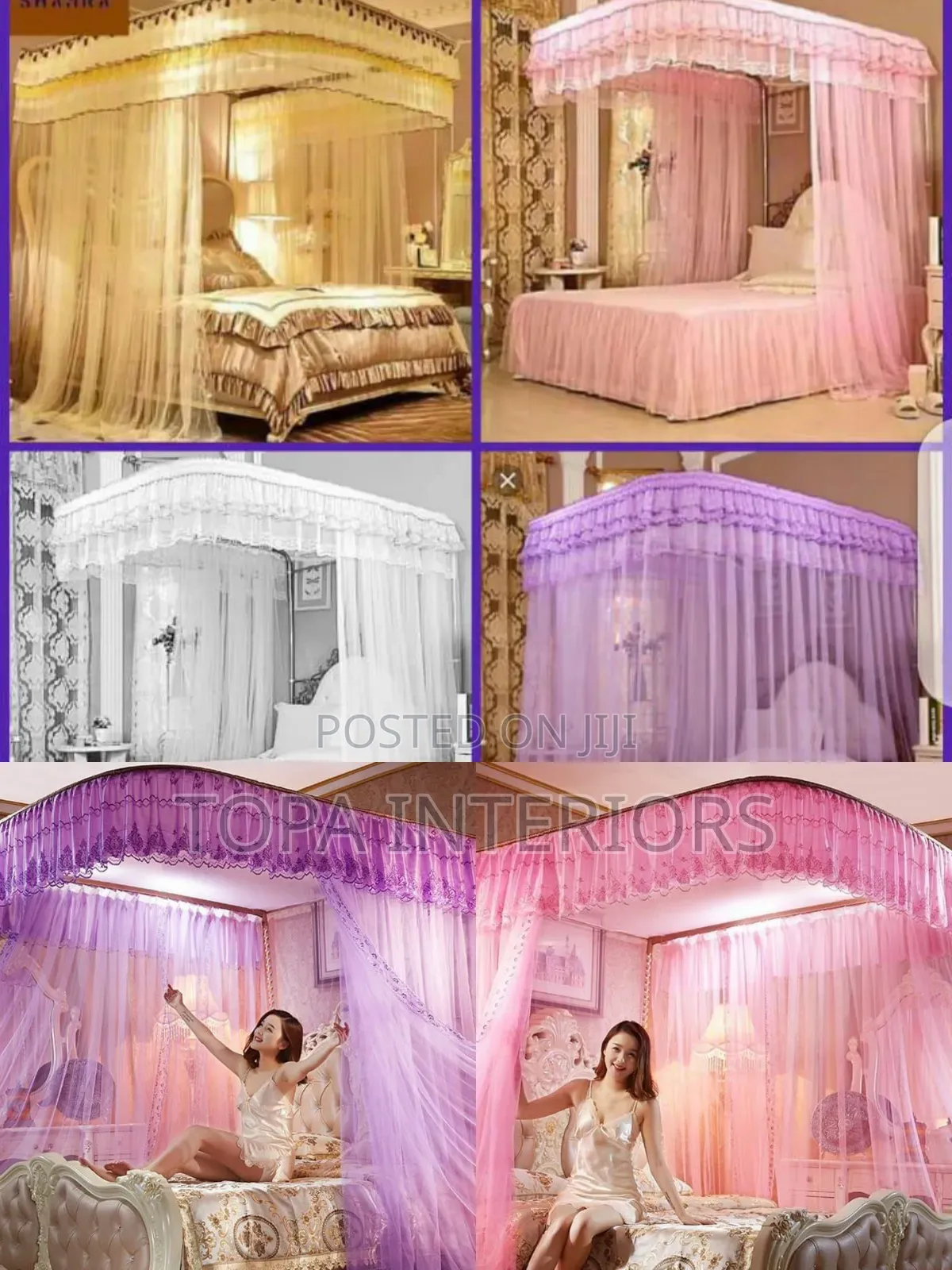 Sliding Rail Two Stand Mesh Mosquito Nets Rail Mosquito Nets