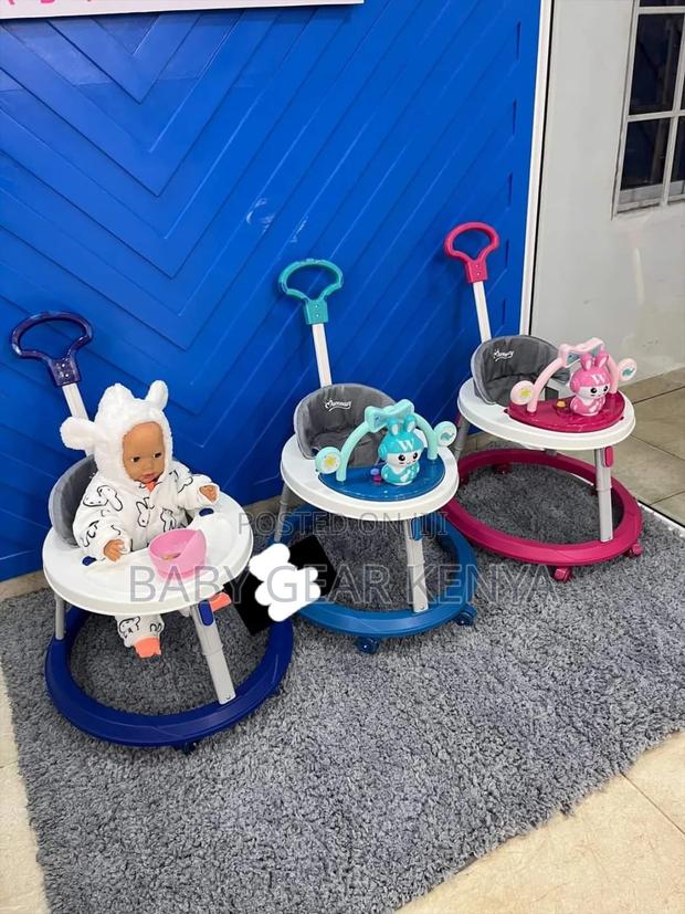 Baby Walker With a Pusher Handle - main view