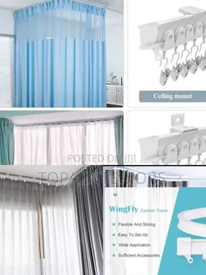 Hospital Curtains and Bendable Ceiling Curtain Rails