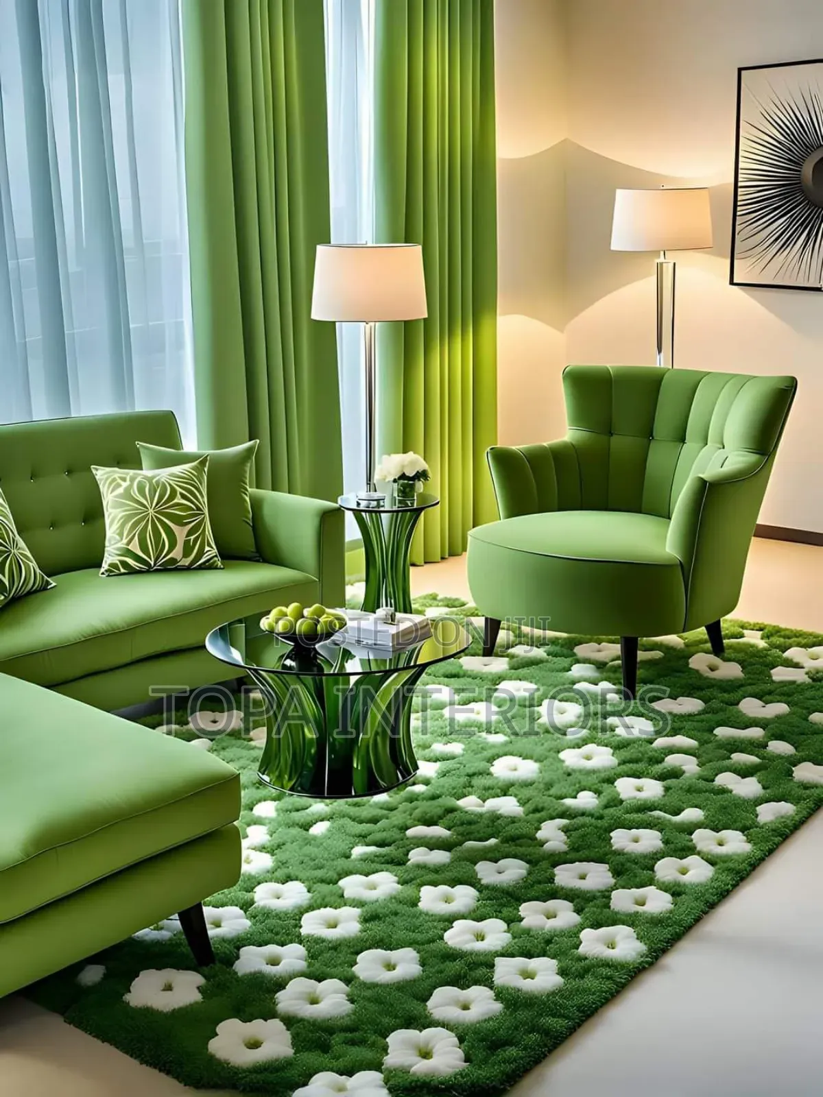 Green Themed Window Curtains Green Themed Window Curtains