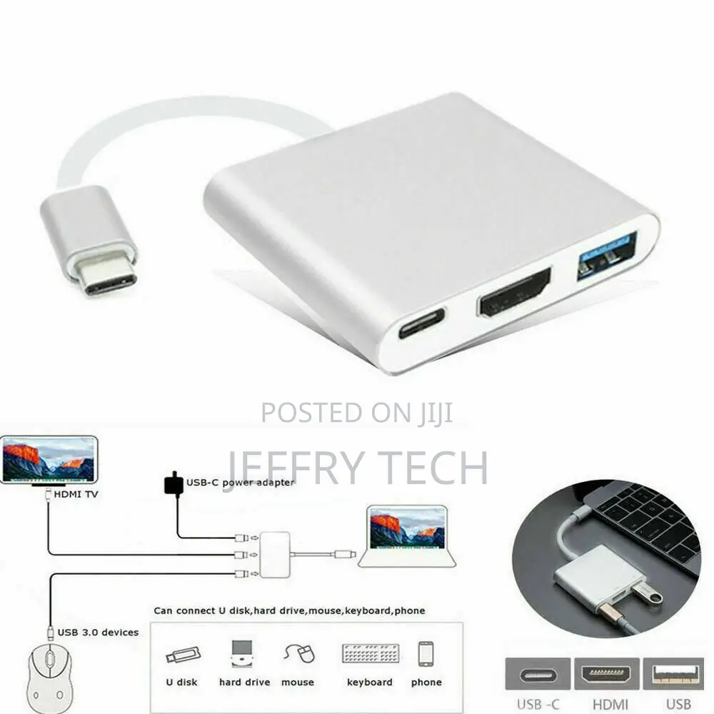 New USB Type C to HDMI HDTV TV Cable Adapter Converter for U