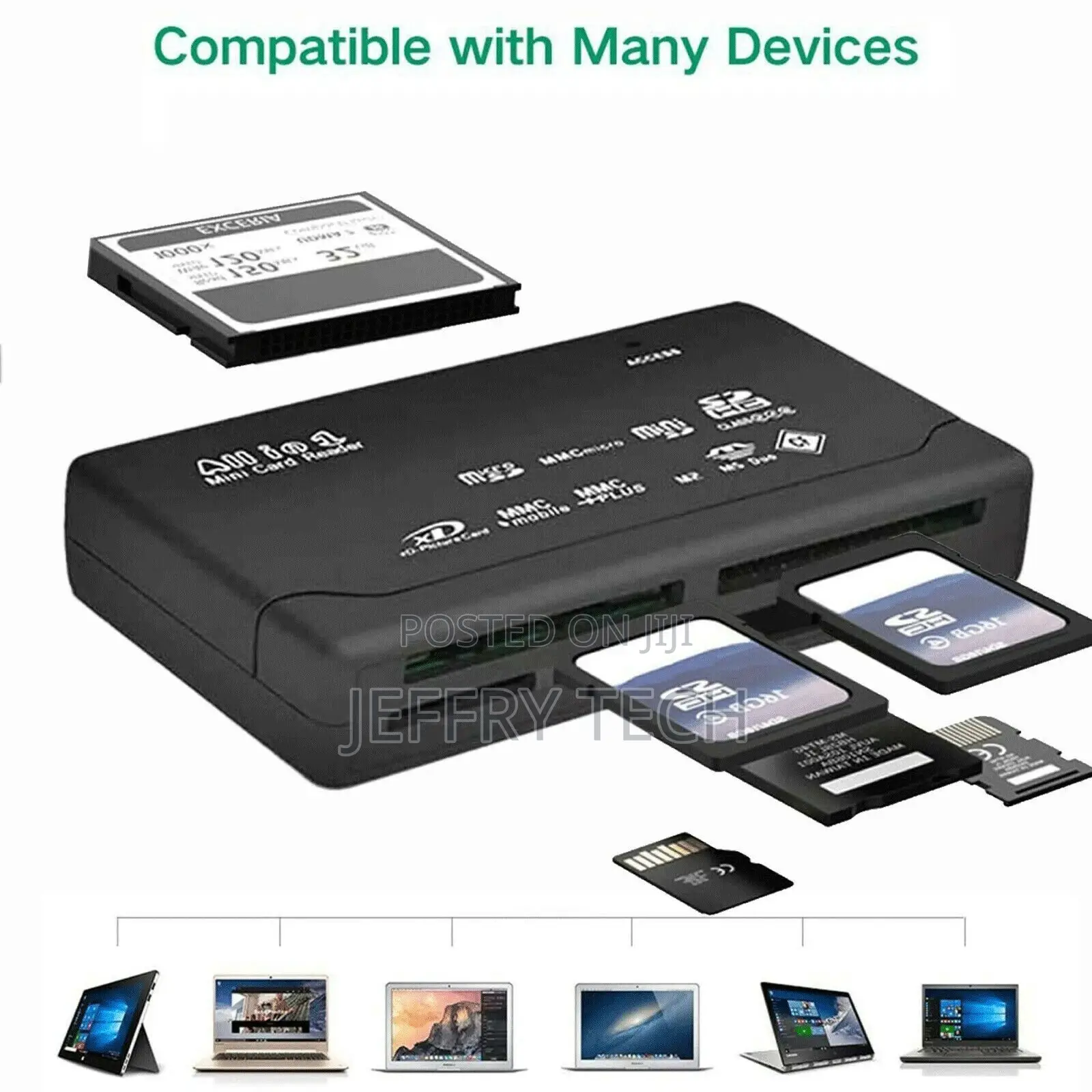1-4 MEMORY CARD READER Mini 26-in-1 USB 2.0 High Speed for C