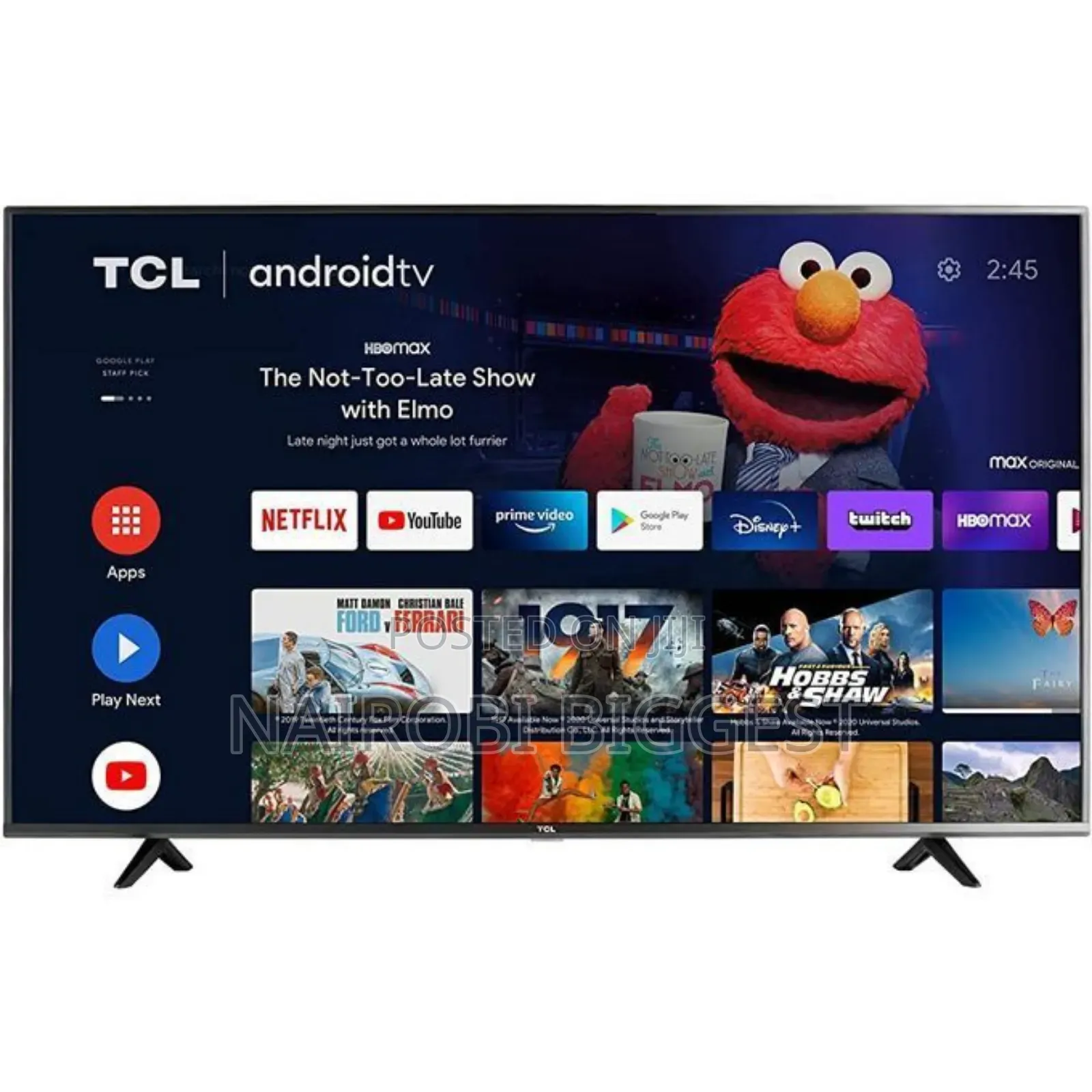 TCL 50" Google 4khdrt Frameless Television