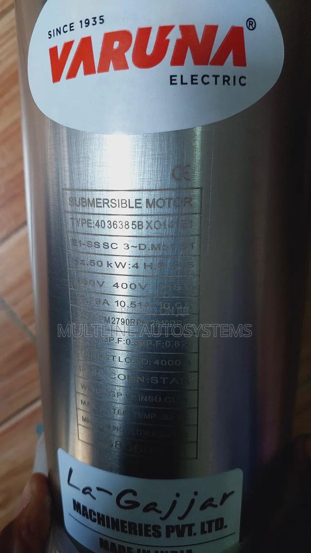 4kw Stainless Steel Submersible Motor for Pumps (India Type(