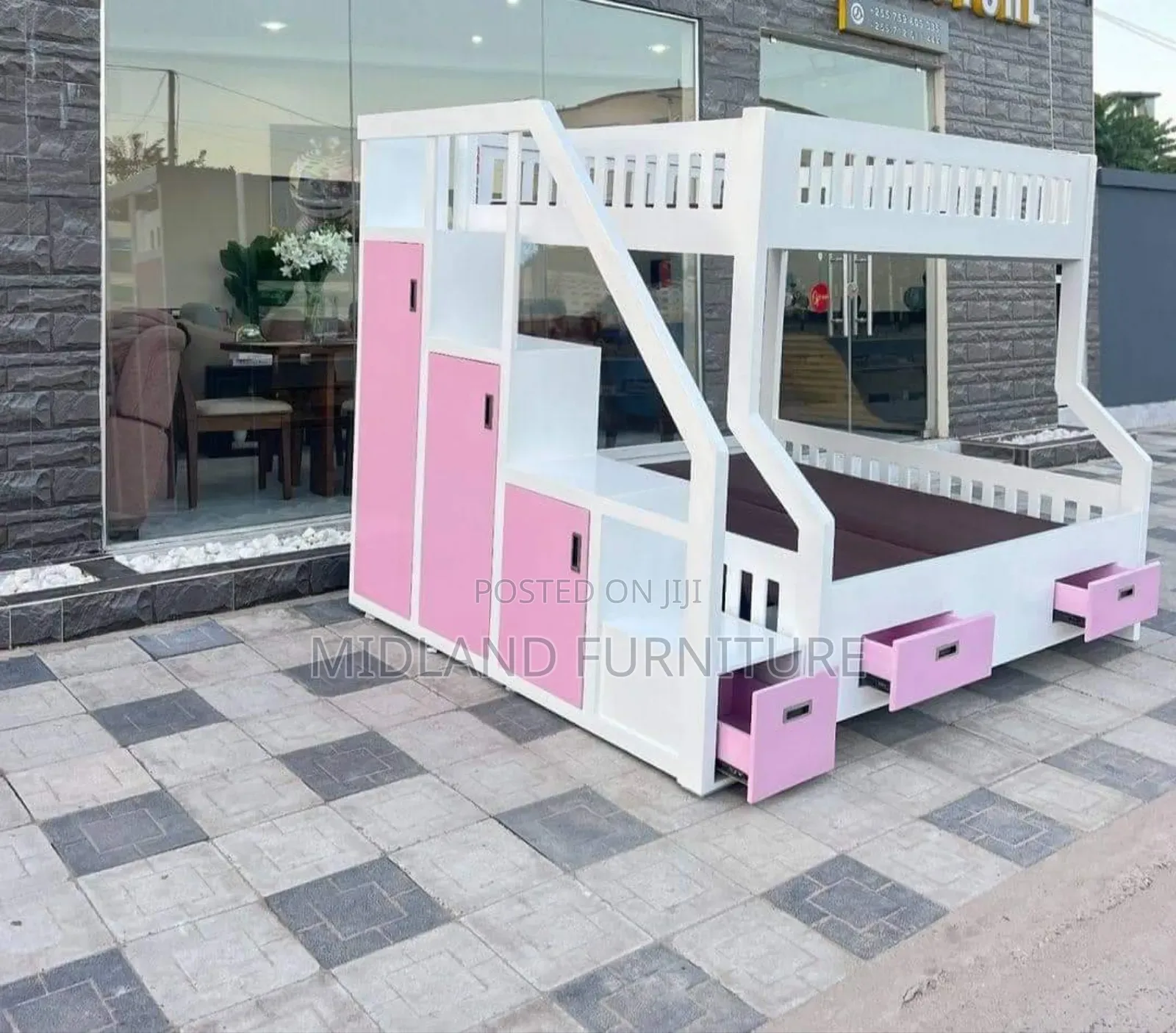 Children Bed With Stairs