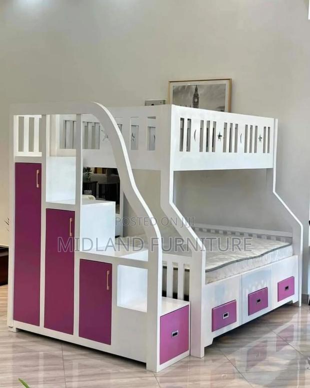 Children Bed With Stairs - main view
