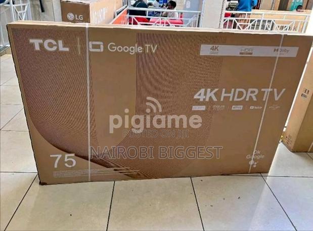 Tcl 75" Frameless 4khdrt Google Tv