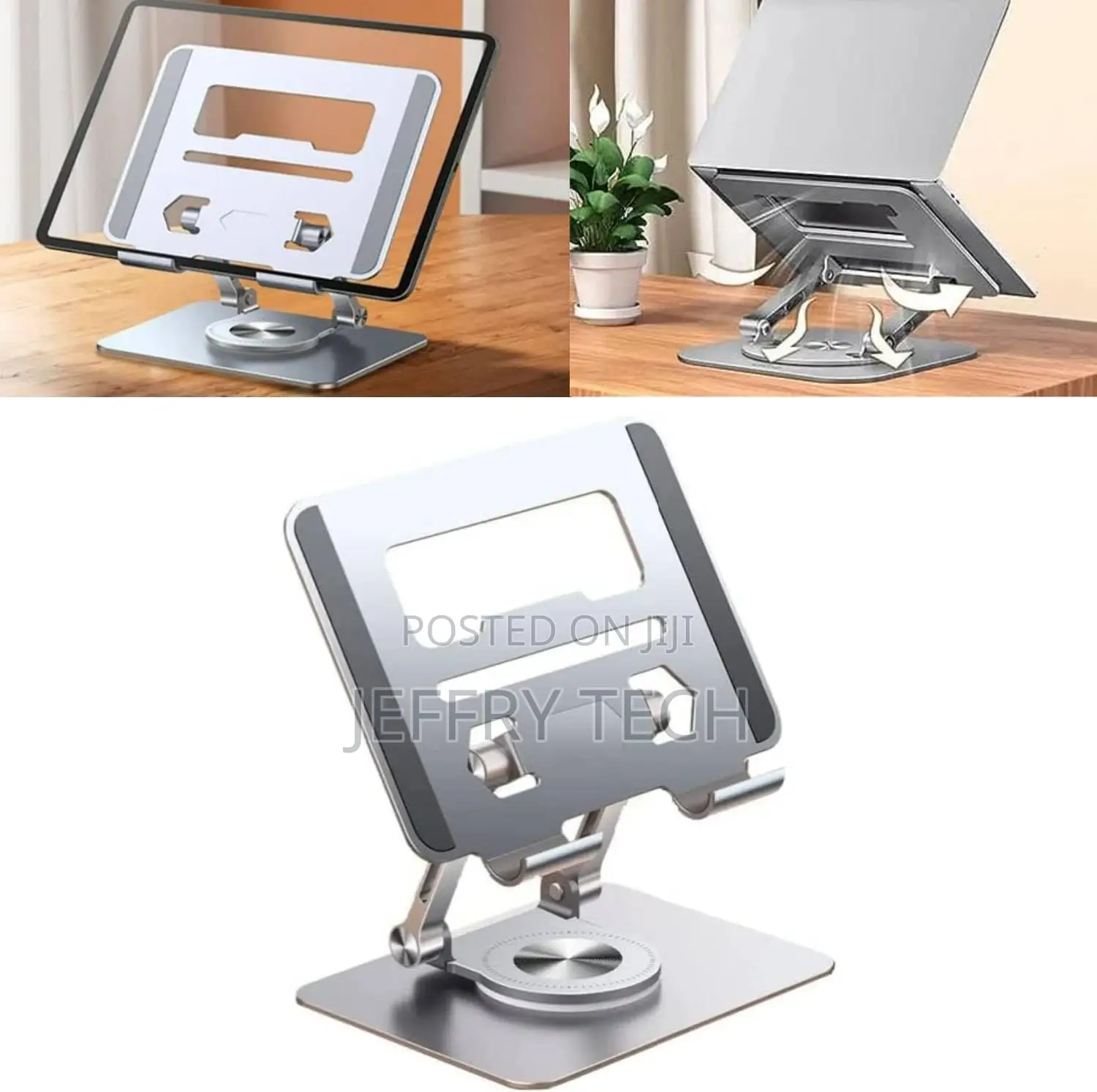 Laptop Stand Aluminum Alloy Rotating Bracket With 360°Rotati