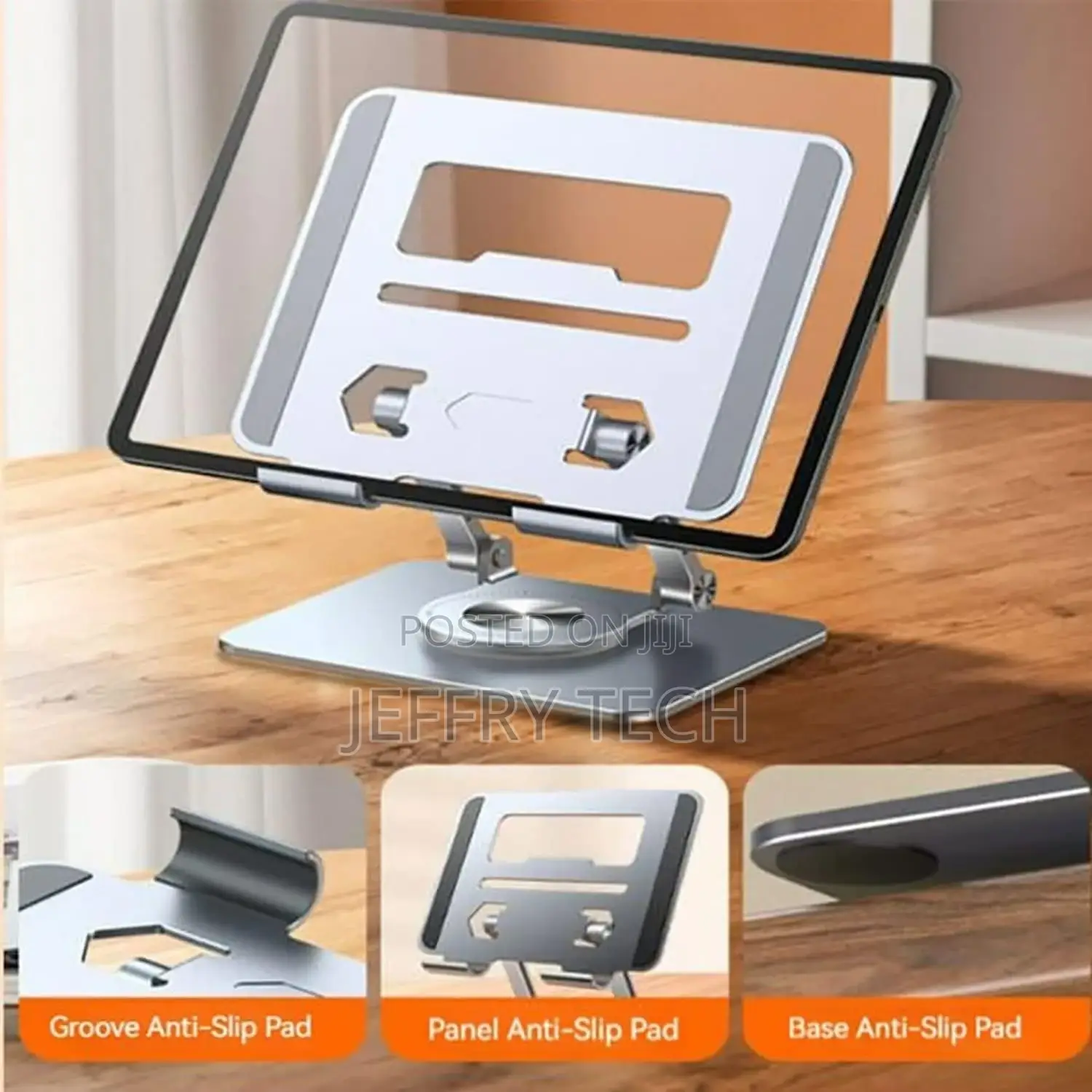 Laptop Stand Aluminum Alloy Rotating Bracket With 360°Rotati