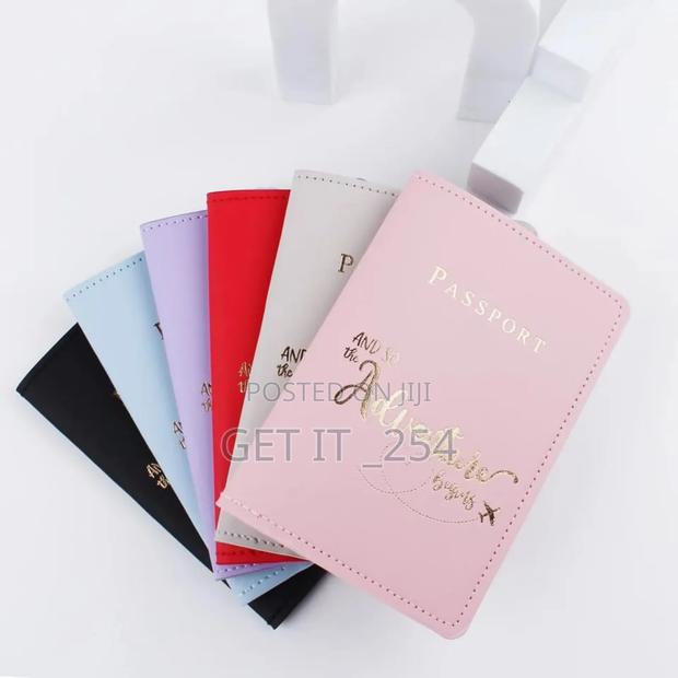 *High Quality Trendy PU Leather Passport Cover/Holder* - thumbnail 3