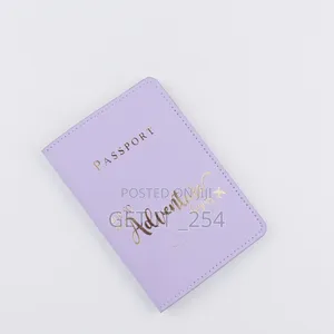 *High Quality Trendy PU Leather Passport Cover/Holder*
