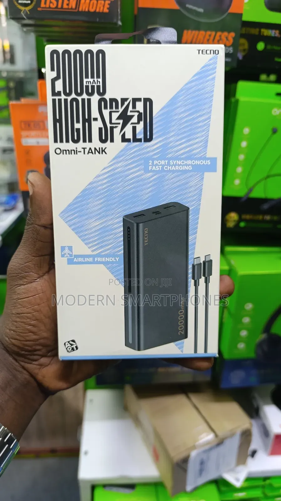 Tecno Omni-Tank Power Bank 20000mah