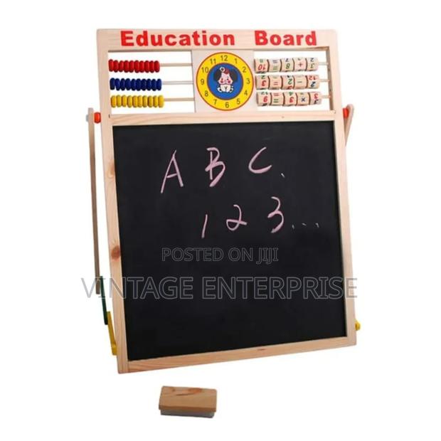 Educational Wooden Black Board - main view