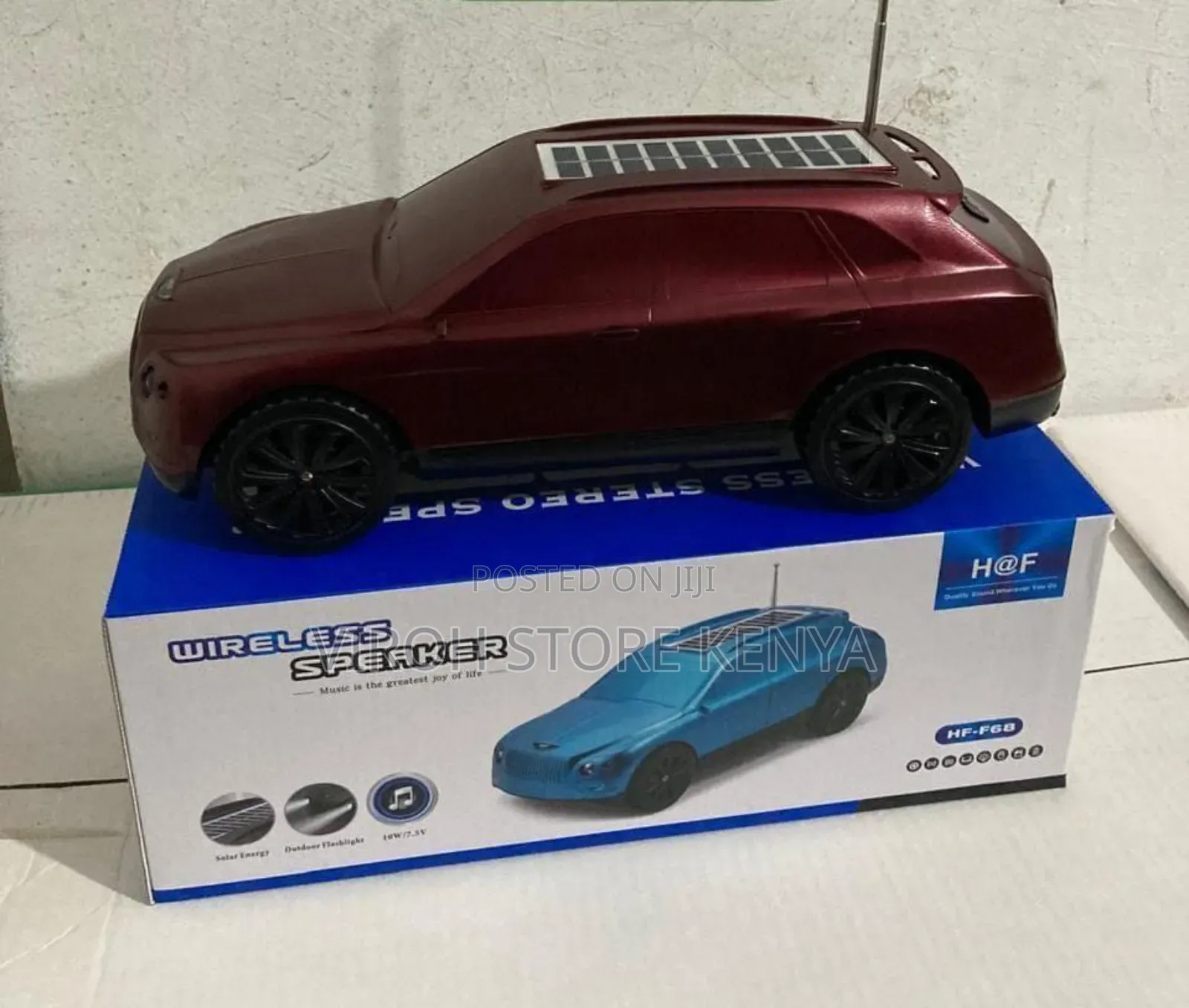 Hf68 Solar Radio Car Design New Portable Speaker Men's Gift