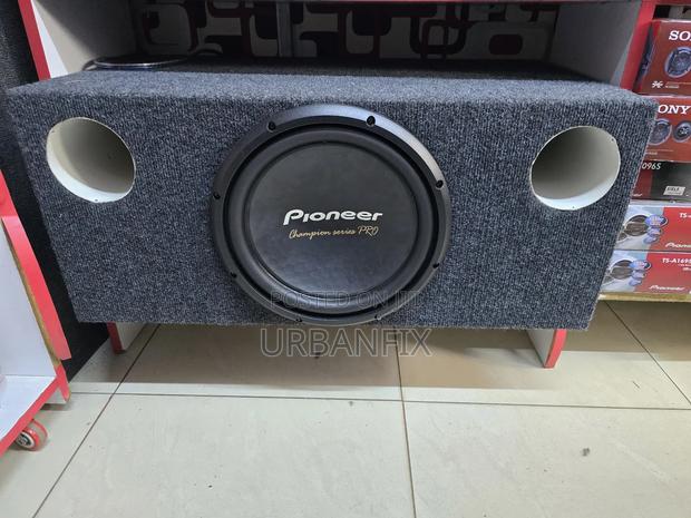 Pioneer 2400watts TS-W3004D4 With Cabinet on Offer!!