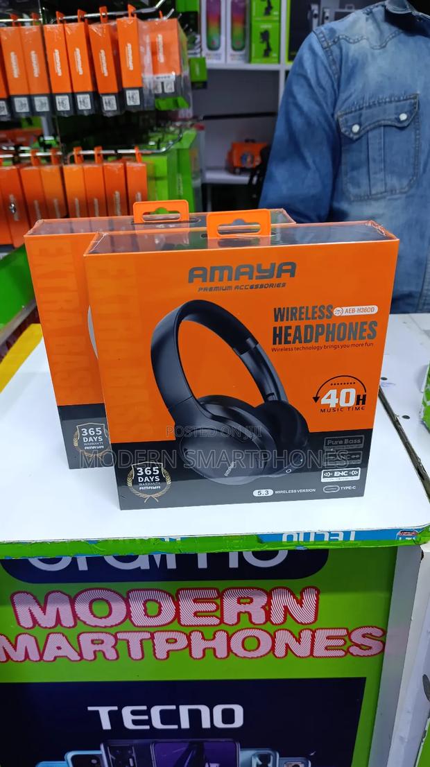 Amaya AEB-H360D (ANC) Wireless Bluetooth Headphones - thumbnail 3