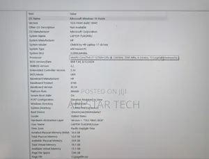Laptop HP Omen 17 16GB Intel Core I7 SSD 512GB