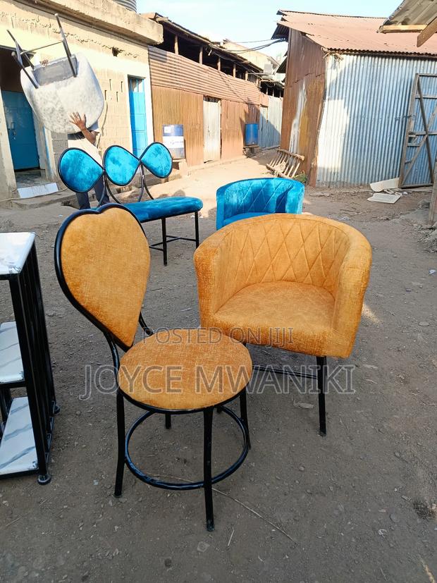 Love Seat and a Styling Seat, Gold  - main view