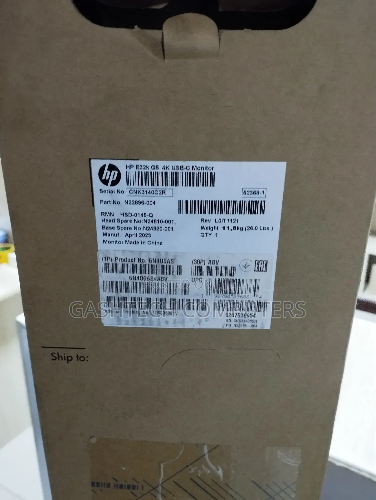 Hp E32k G5 31.5" Usb-C Black Monitor Speakers