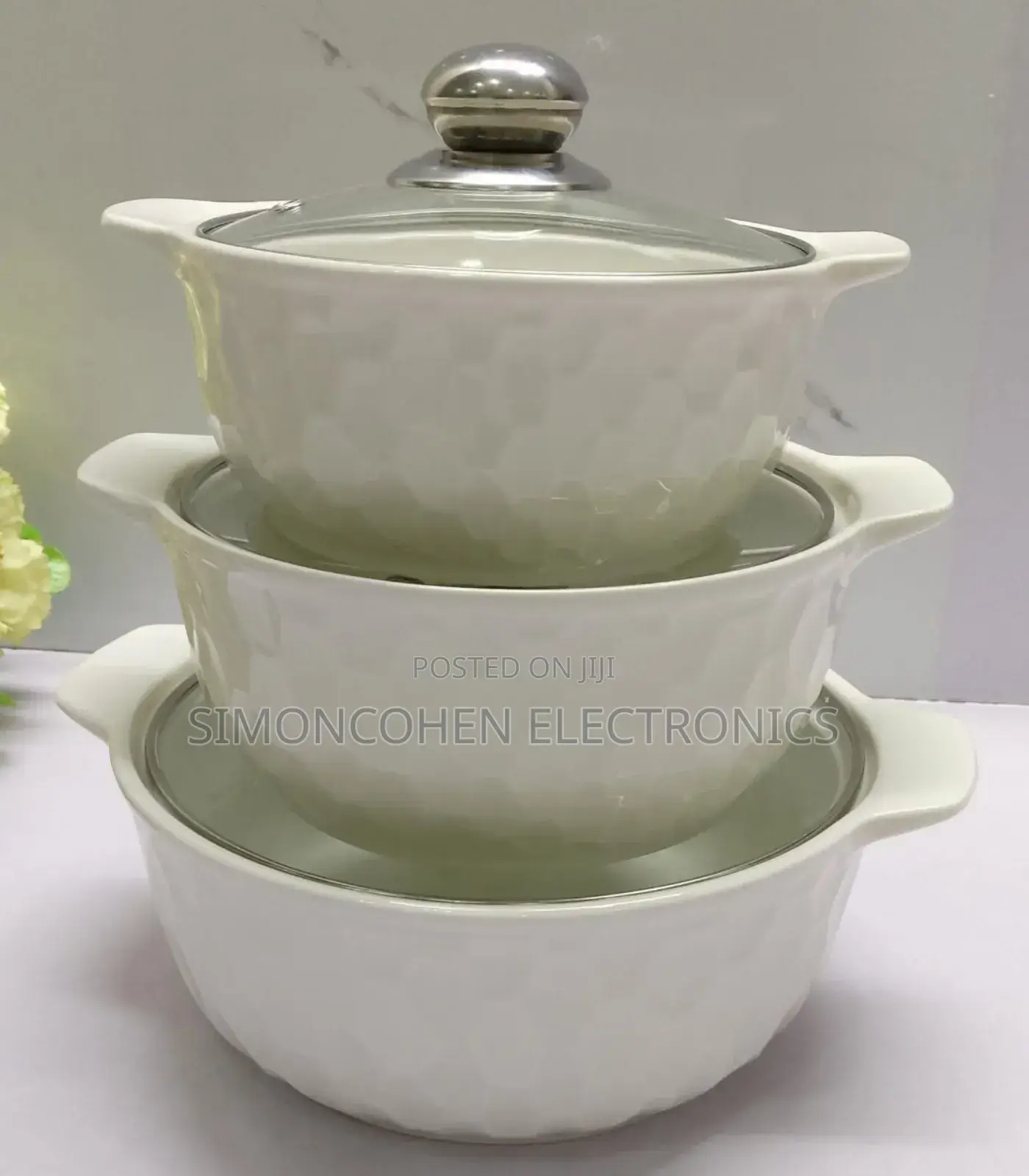 High Quality 3in1 Ceramic Serving Dish