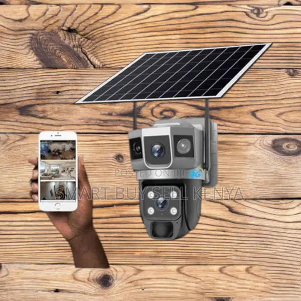 PTZ Tilt Rotating 4G Dual Lens Solar Powered Security Camera in Nairobi