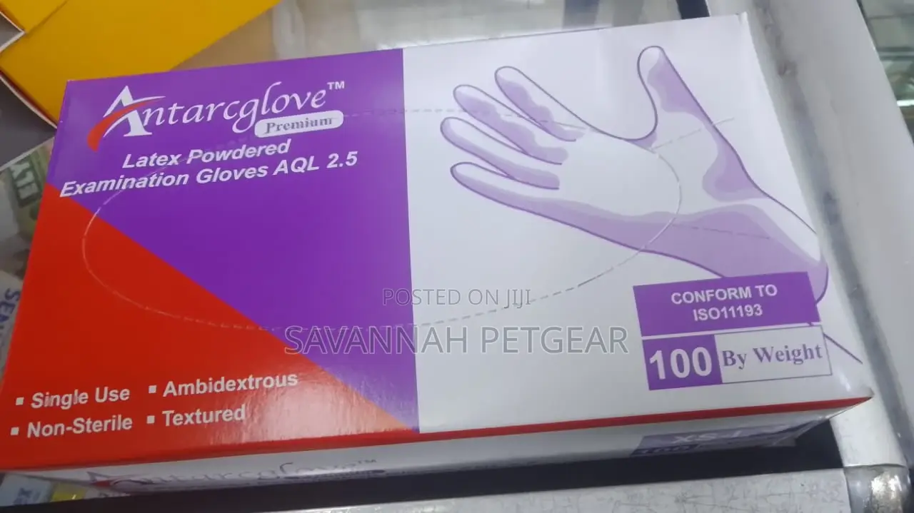 Antarcglove Latex Powdered Gloves 100 Pieces