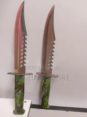 Sharp Knife Made of Hardened Steel Iron
