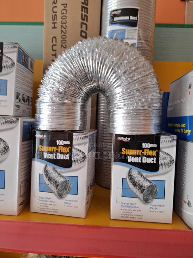 4" Flexible Alluminium Duct -2.4mtrs