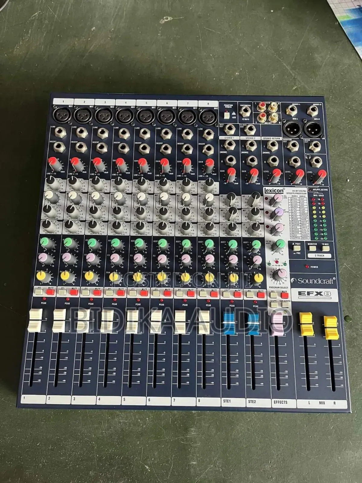 Soundcraft Efx8 Mixer 8ch