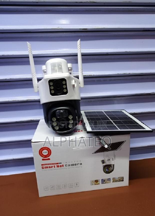 Dual Lens Screen 4G Simcard Solar Camera+ Color Night Vision