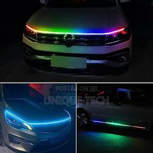 Customizable LED Hood Strip for Cars-Multi Coloured - thumbnail 2