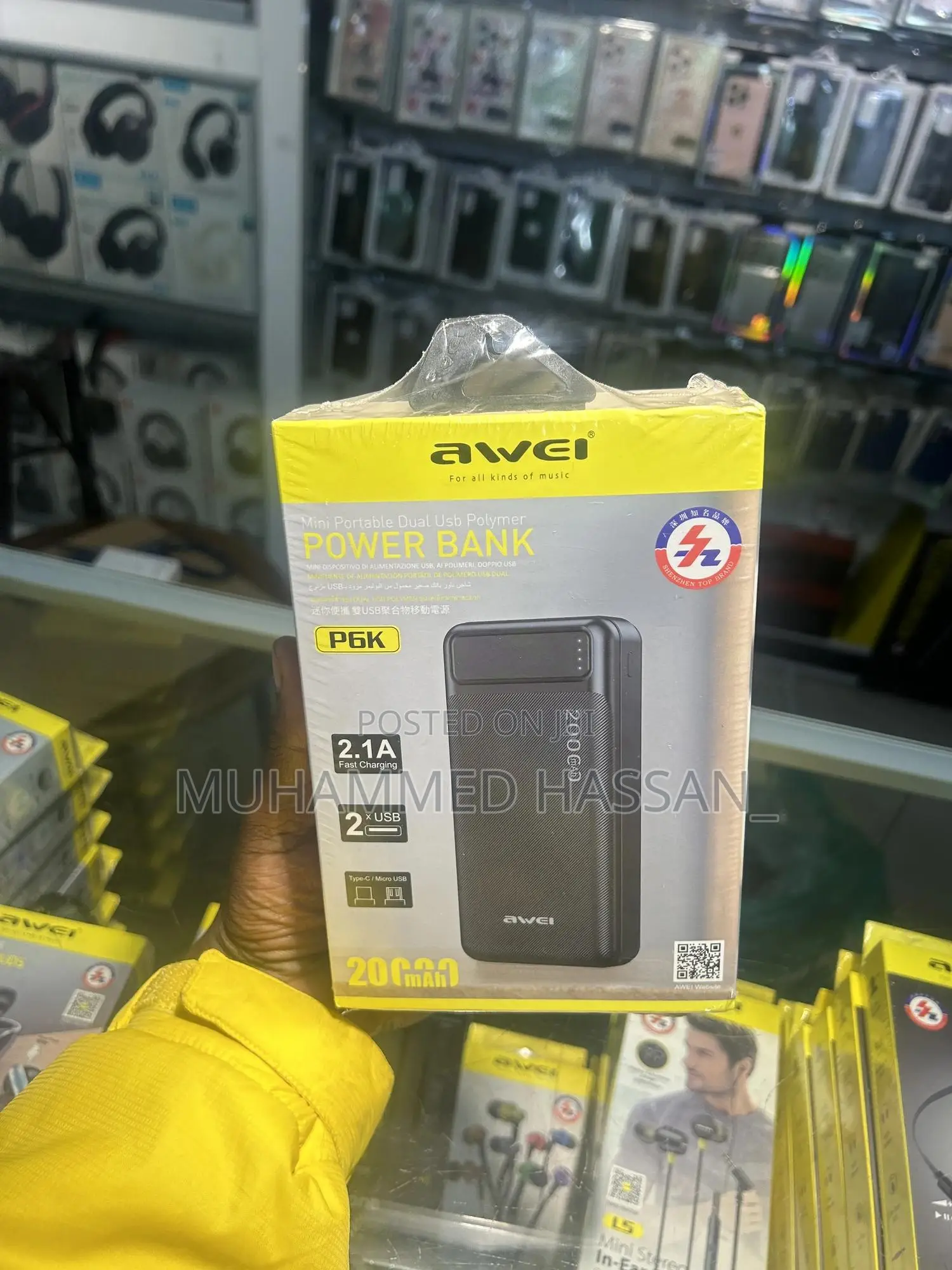 Awei P88K 10000mah Powerbank
