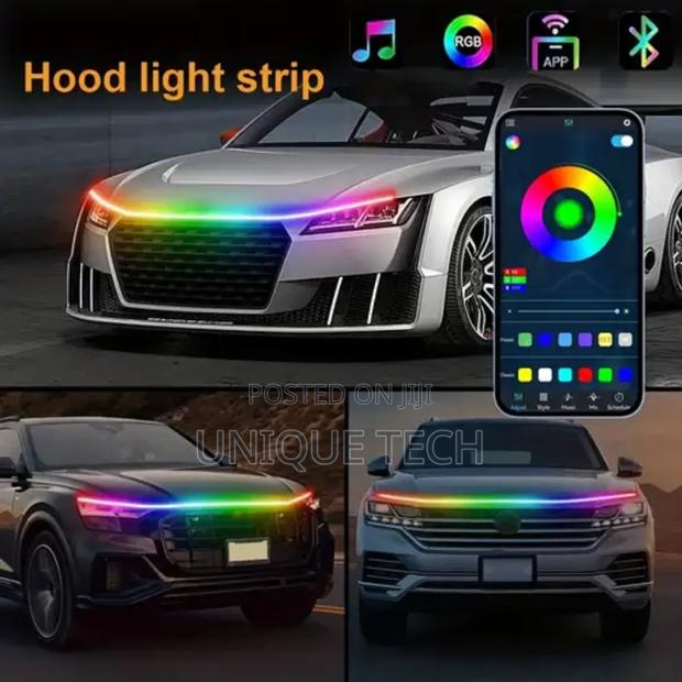 Car Hood Strip Lights -Multi Coloured