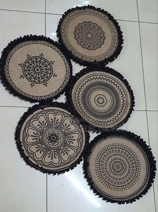 6pcs African Print Heavy Cotton Fabric Table Mats