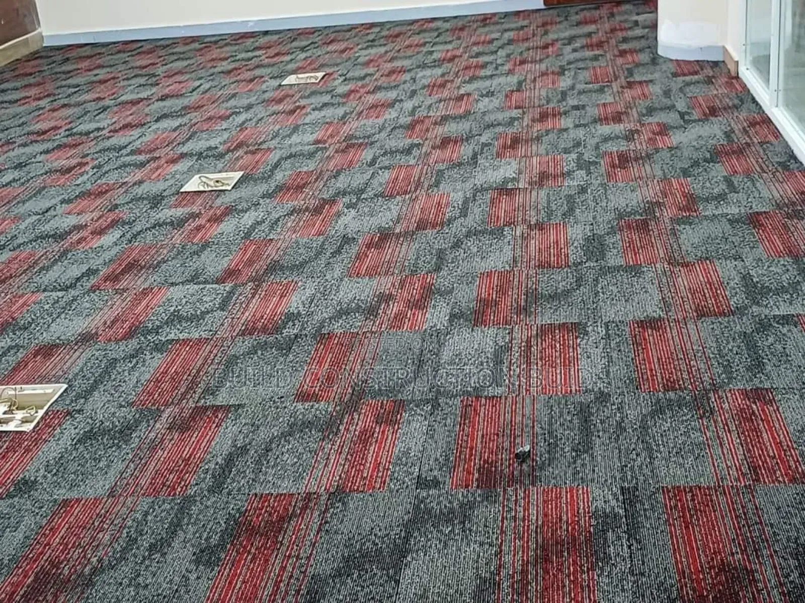 Coloured Office Carpet Tiles.